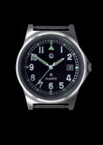 MWC G10 LM Stainless Steel Military Watch on a Olive Green NATO Strap (Sterile/Unbranded Dial)